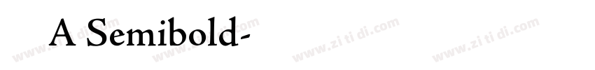 华康金刚黑A Semibold字体转换